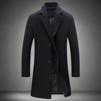 Manteau Long avec Col Classique pour Homme | Idéal pour les Journées Froides