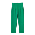 Pantalon Plissé Taille Haute Avec Fermeture Zippée Pour Femmes | Idéal Pour Un Usage Quotidien