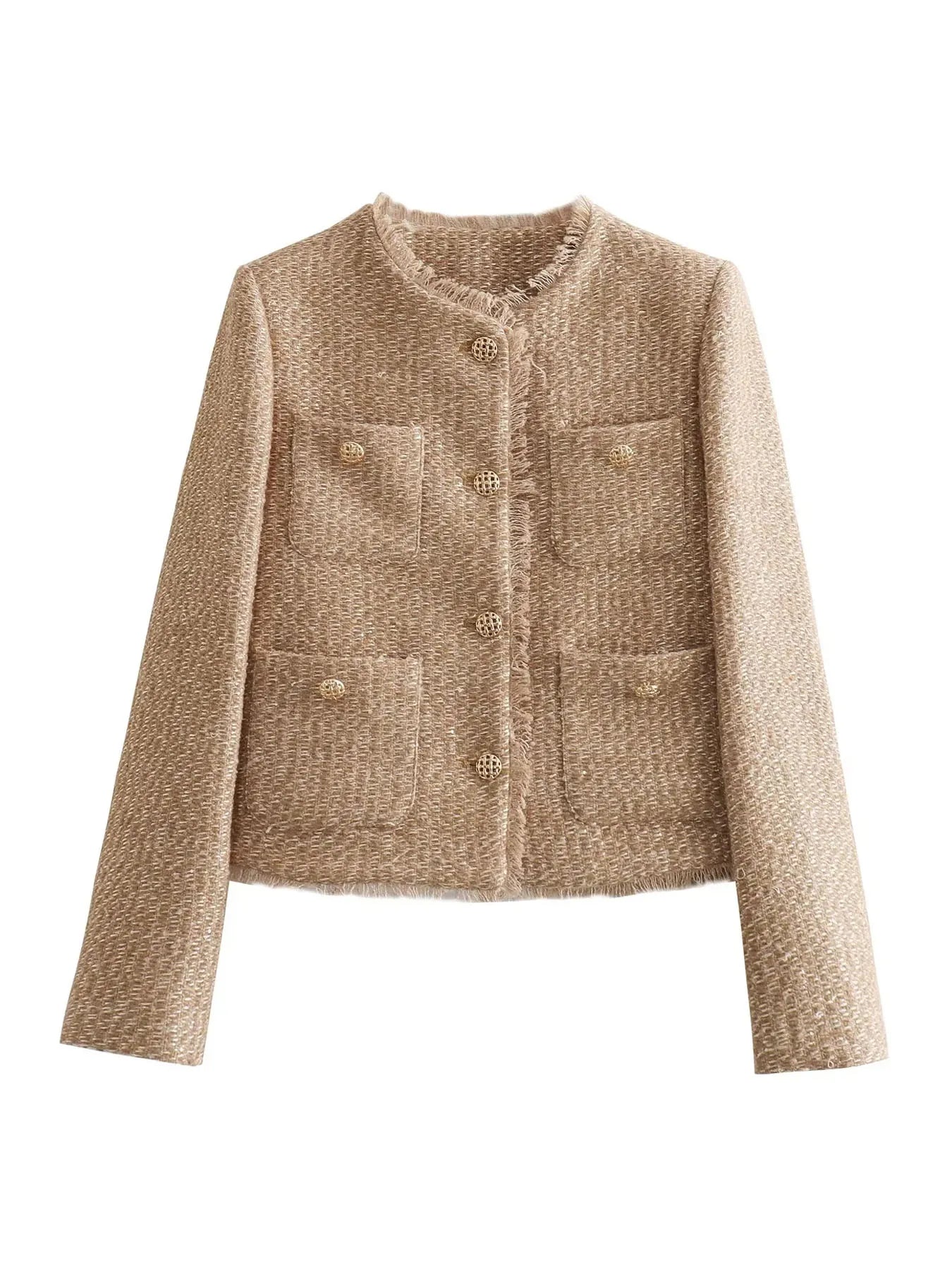 Blazer Court Structuré à Coupe Ajustée pour Femme | Idéal pour le Travail et le Quotidien