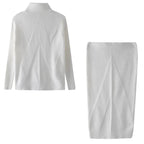 Ensemble Pull À Col Roulé Et Jupe Ajustée Pour Femme | Idéal Pour Les Saisons Fraîches