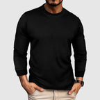 Pull À Col Rond Avec Manches Longues Pour Hommes | Idéal Pour Toute Saison