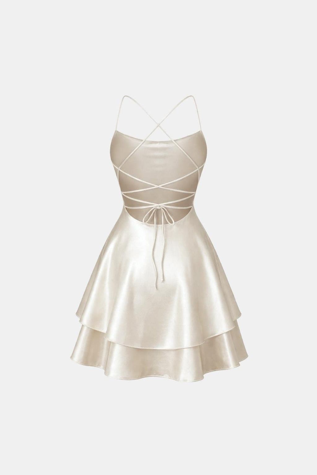 Robe Mini En Satin Avec Coupe Évasée Pour Femme | Idéal Pour Soirées Et Événements
