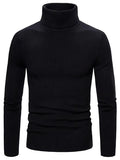 Pull Col Roulé Long Avec Coupe Ajustée Pour Homme | Idéal Pour La Saison Fraîche