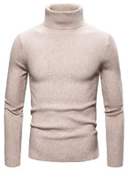 Pull Col Roulé Long Avec Coupe Ajustée Pour Homme | Idéal Pour La Saison Fraîche