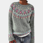 Pull pour Femme Avec Imprimé Et Coupe Classique | Idéal pour L’Hiver