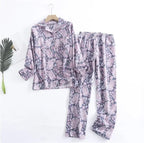 Ensemble De Pyjama À Motifs Colorés pour Femmes | Idéal pour Le Sommeil Et La Détente