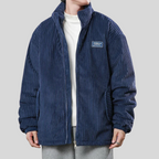 Veste Matelassée avec Col Montant et Coupe Ample pour Homme | Idéale pour la Mi-Saison