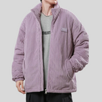 Veste Matelassée avec Col Montant et Coupe Ample pour Homme | Idéale pour la Mi-Saison