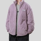 Veste Matelassée avec Col Montant et Coupe Ample pour Homme | Idéale pour la Mi-Saison