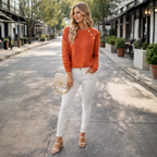Pull Pour Femme Avec Détails Perle Et Coupe Légèrement Ample | Idéal Pour Un Usage Quotidien