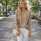 Pull Pour Femme Avec Détails Perle Et Coupe Légèrement Ample | Idéal Pour Un Usage Quotidien