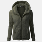 Veste à Capuche avec Doublure Douce pour Femme | Idéale pour la Saison Froide