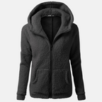 Veste à Capuche avec Doublure Douce pour Femme | Idéale pour la Saison Froide