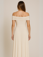 Robe Maxi Plissée Avec Coupe Fluide Pour Femme | Idéale Pour Mariages Et Événements