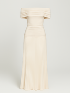 Robe Maxi Plissée Avec Coupe Fluide Pour Femme | Idéale Pour Mariages Et Événements