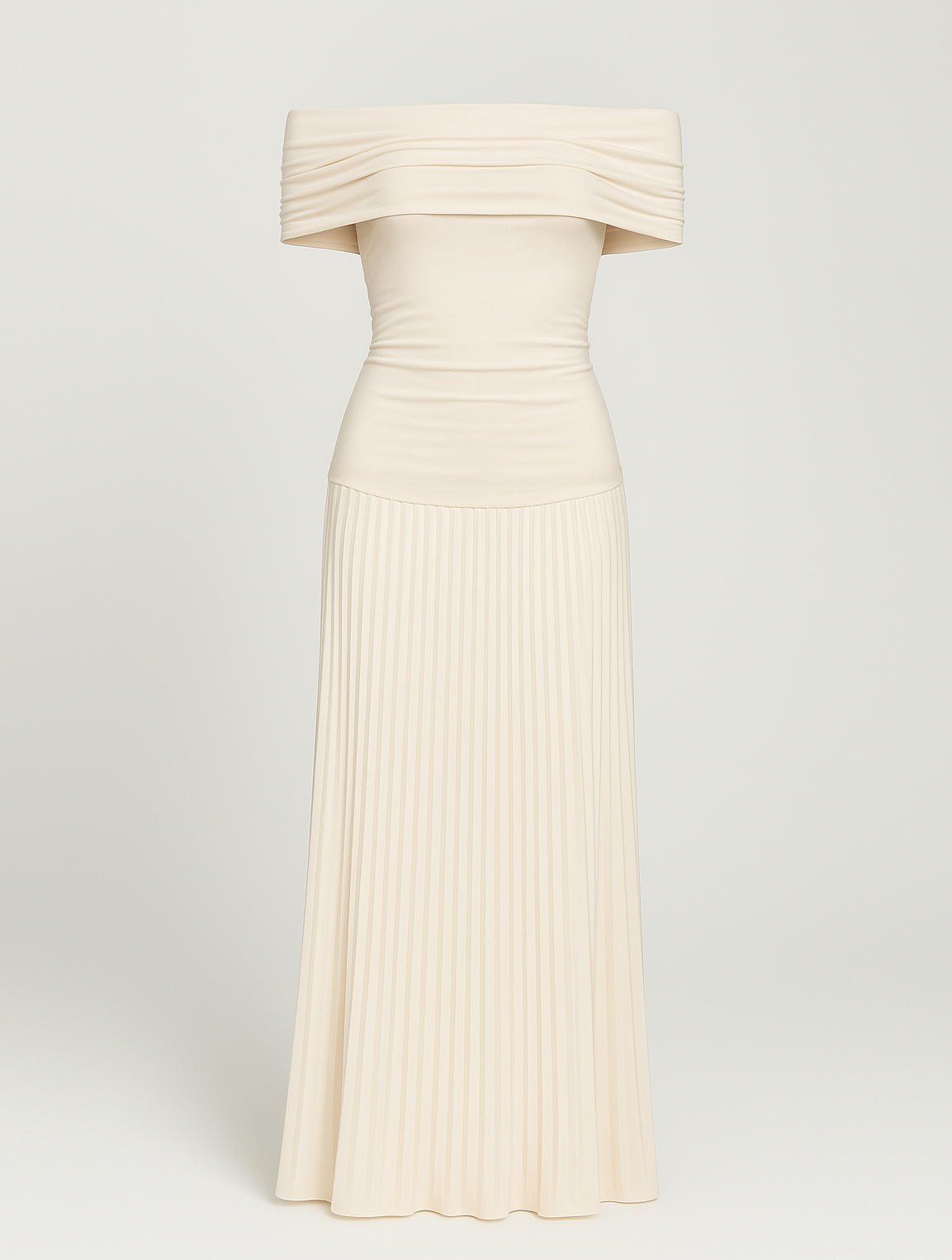 Robe Maxi Plissée Avec Coupe Fluide Pour Femme | Idéale Pour Mariages Et Événements