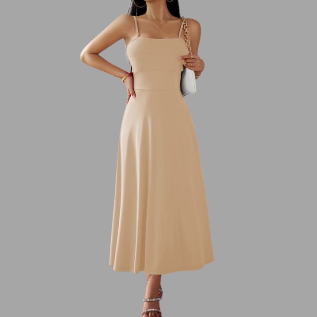 Robe Midi Swing À Coupe Fluide Pour Femme | Idéale Pour Occasions Quotidiennes Et Semi-Formelles