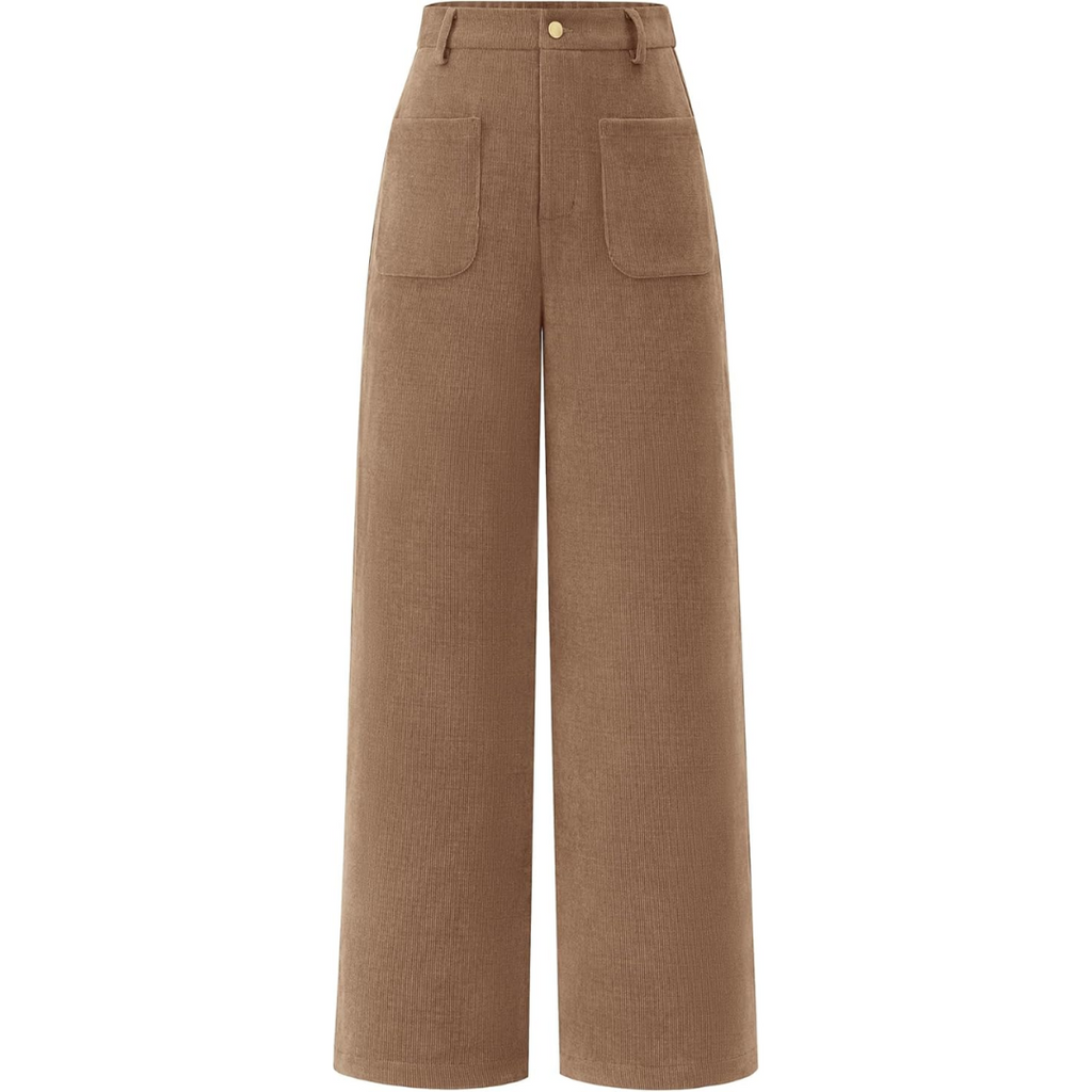 Pantalon Palazzo Avec Taille Élastique Et Coupe Large Pour Femmes | Idéal Pour Usage Quotidien