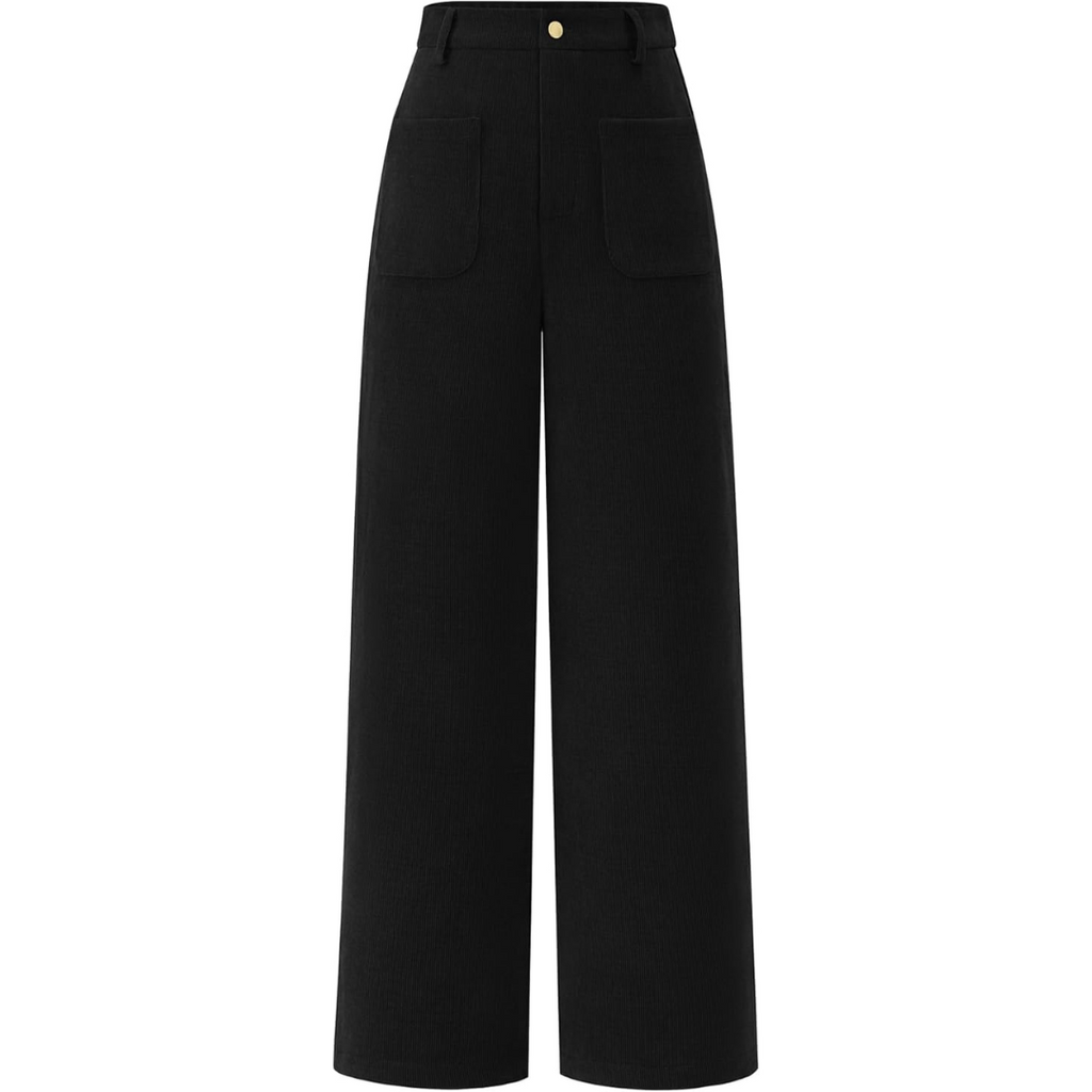 Pantalon Palazzo Avec Taille Élastique Et Coupe Large Pour Femmes | Idéal Pour Usage Quotidien