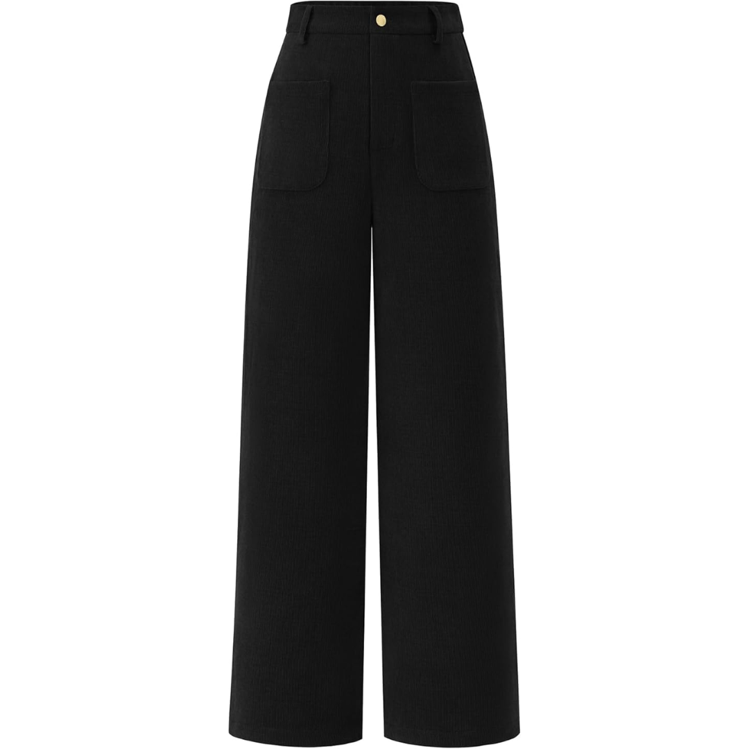 Pantalon Palazzo Avec Taille Élastique Et Coupe Large Pour Femmes | Idéal Pour Usage Quotidien