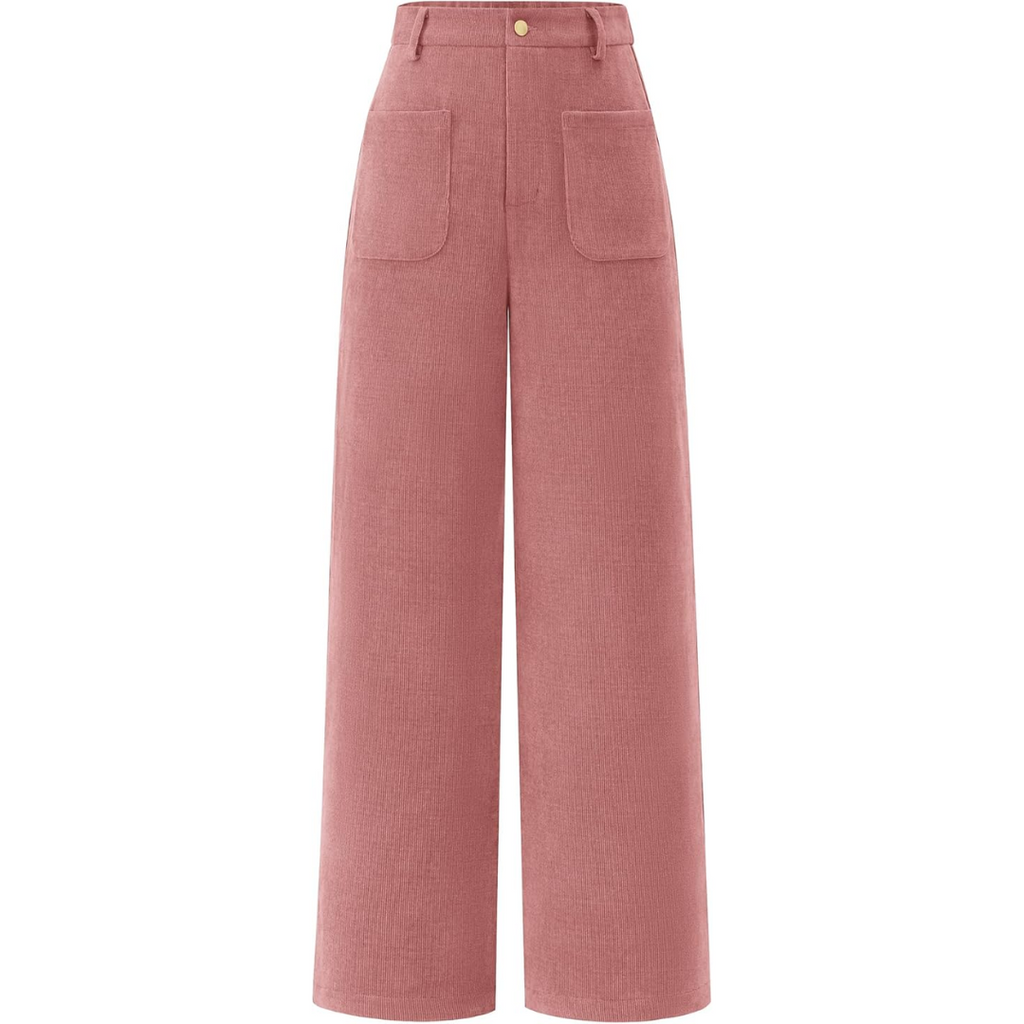 Pantalon Palazzo Avec Taille Élastique Et Coupe Large Pour Femmes | Idéal Pour Usage Quotidien