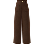 Pantalon Palazzo Avec Taille Élastique Et Coupe Large Pour Femmes | Idéal Pour Usage Quotidien
