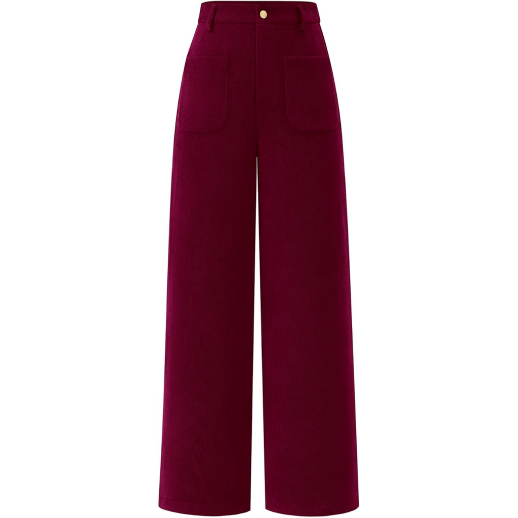 Pantalon Palazzo Avec Taille Élastique Et Coupe Large Pour Femmes | Idéal Pour Usage Quotidien