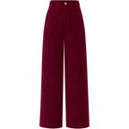 Pantalon Palazzo Avec Taille Élastique Et Coupe Large Pour Femmes | Idéal Pour Usage Quotidien