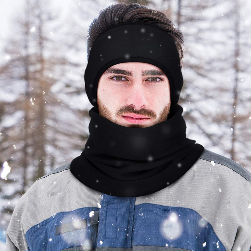 Ensemble Hiver 6-en-1 avec Bandeaux et Cache-Cous pour Adultes | Idéal pour les Activités Extérieures