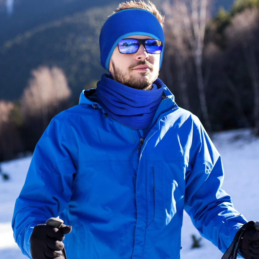 Ensemble Hiver 6-en-1 avec Bandeaux et Cache-Cous pour Adultes | Idéal pour les Activités Extérieures