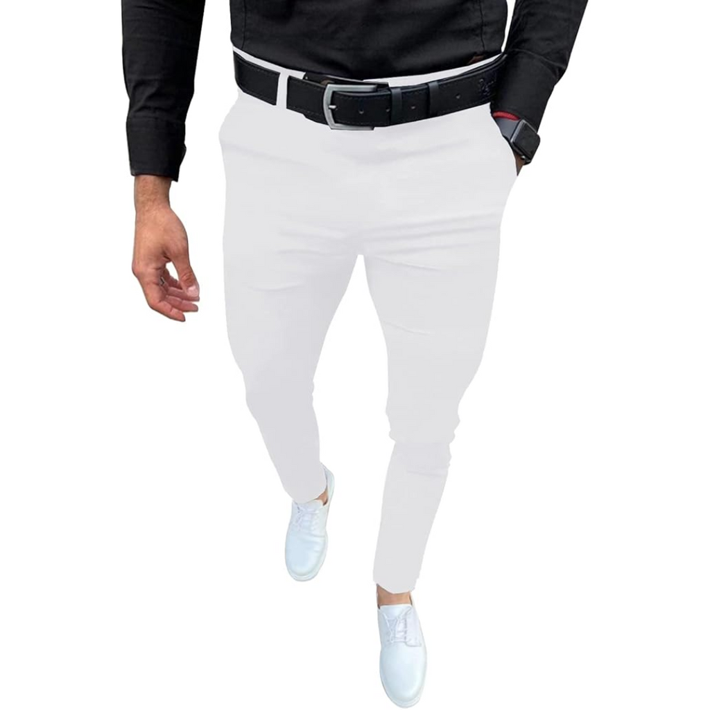 Pantalon Slim Fit Stretch pour Homme | Idéal pour le Travail et les Occasions Décontractées