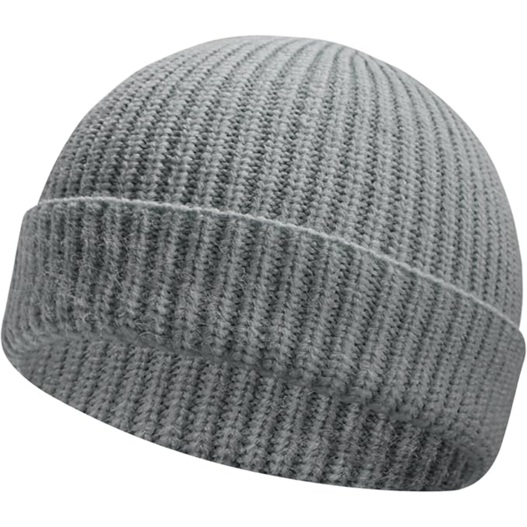 Bonnet D’Hiver avec Revers Court pour Adultes | Idéal pour Les Activités Quotidiennes En Saison Froide