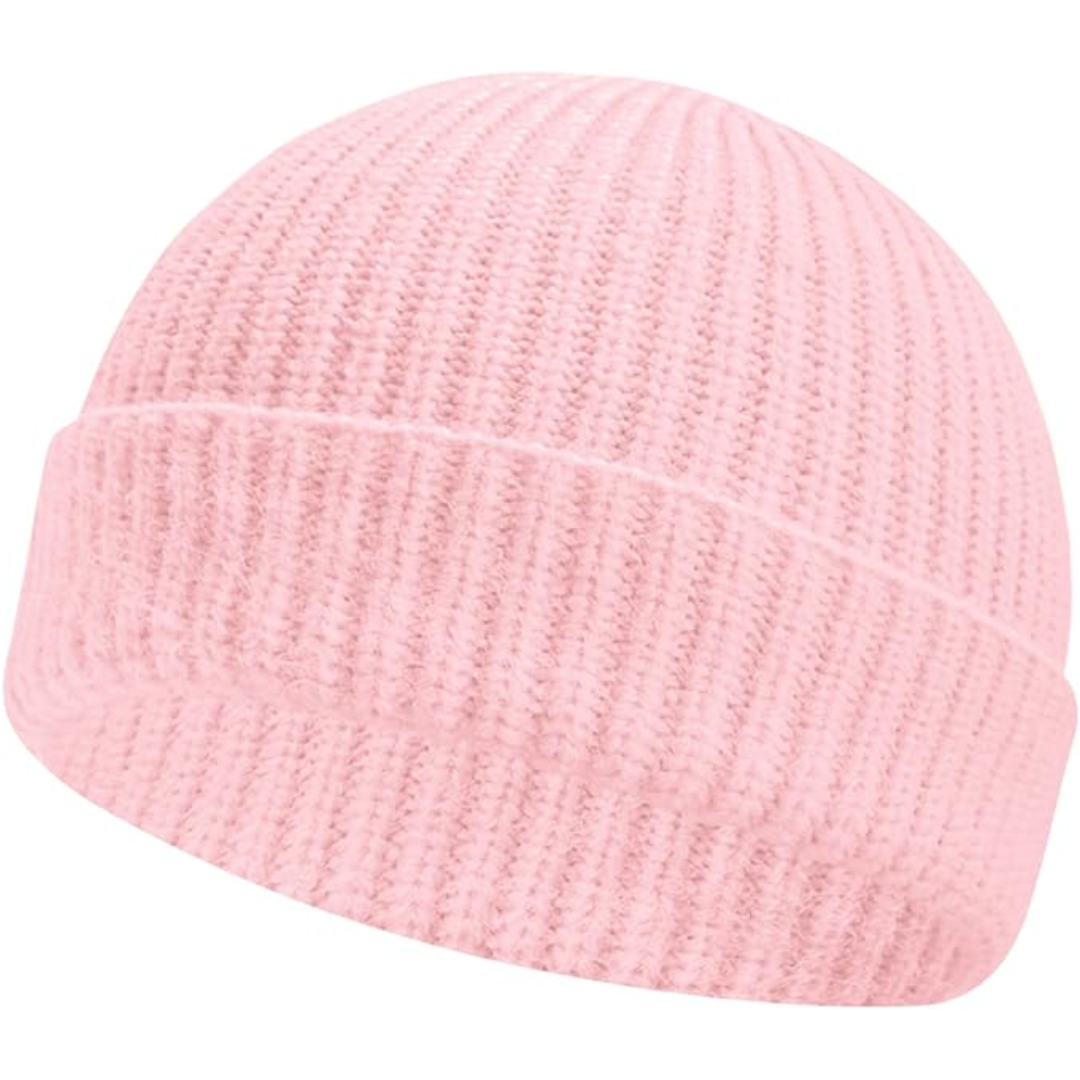 Bonnet D’Hiver avec Revers Court pour Adultes | Idéal pour Les Activités Quotidiennes En Saison Froide