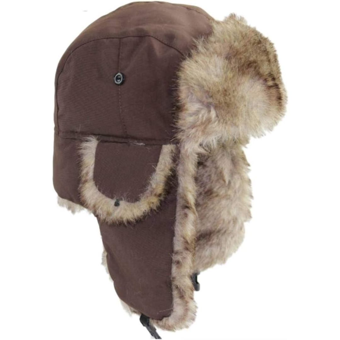 Bonnet Trappeur d’Hiver avec Doublure Intérieure et Cache-Oreilles | Idéal pour les Activités Extérieures