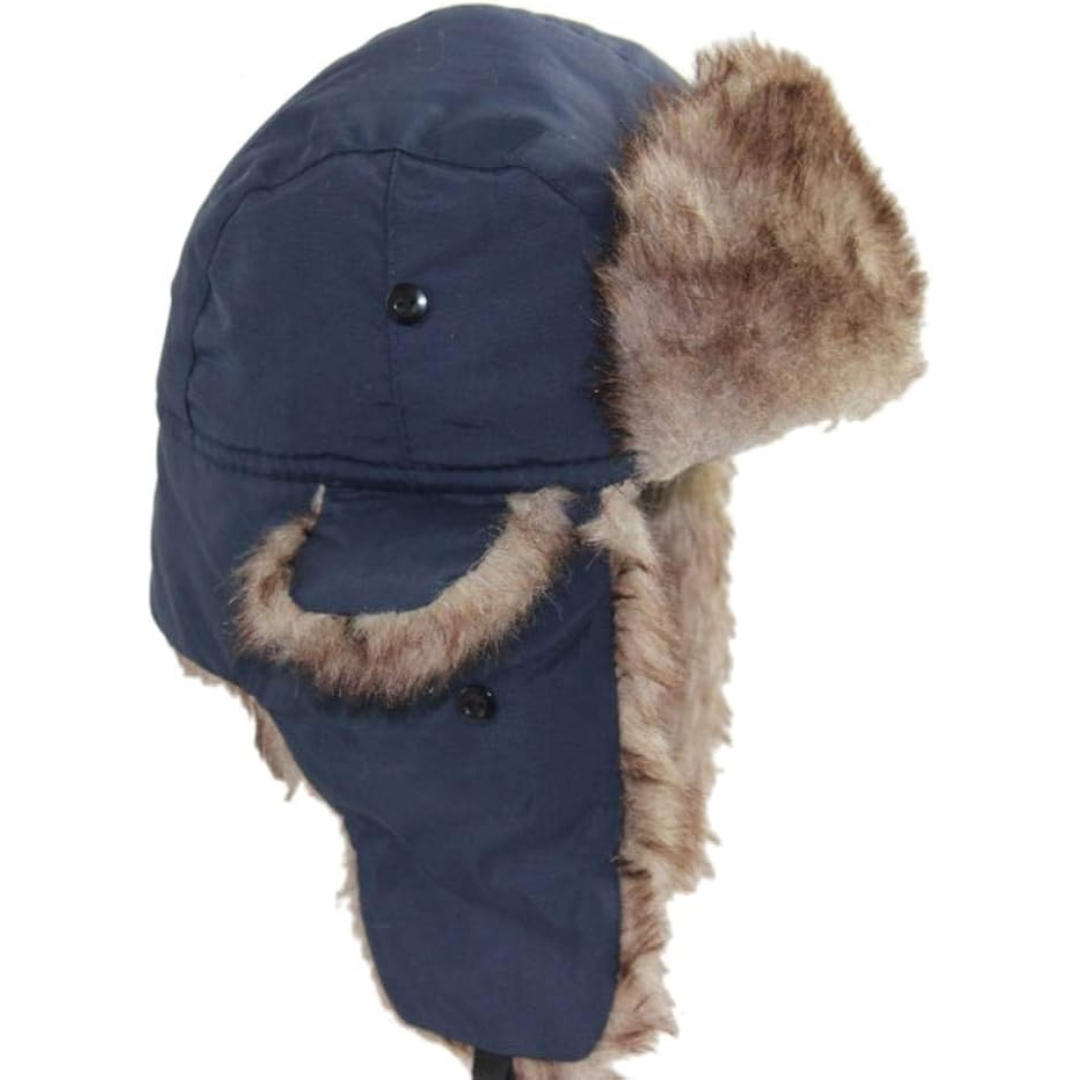 Bonnet Trappeur d’Hiver avec Doublure Intérieure et Cache-Oreilles | Idéal pour les Activités Extérieures