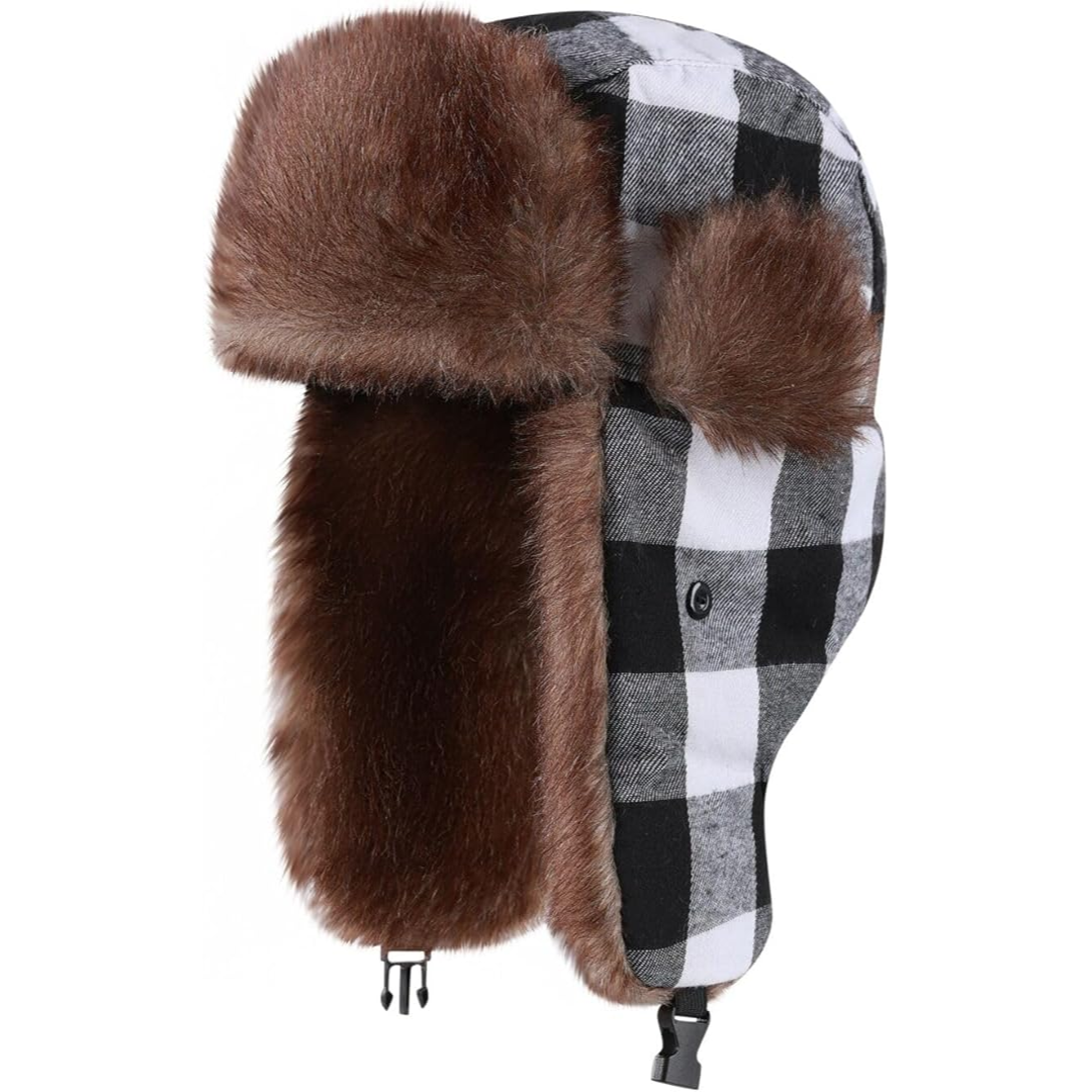 Bonnet Trappeur d’Hiver avec Doublure Intérieure et Cache-Oreilles | Idéal pour les Activités Extérieures