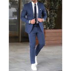 Costume Homme Slim Fit avec Veste et Pantalon | Idéal pour Occasions Formelles