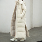 Parka Longue Matelassée Avec Coupe Ajustée Pour Femme | Idéal Pour L’Hiver
