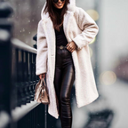 Manteau Long avec Capuche et Coupe Oversize pour Femme | Idéal pour l’Hiver