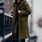 Manteau Long avec Capuche et Coupe Oversize pour Femme | Idéal pour l’Hiver