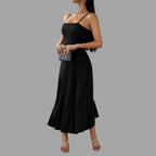 Robe Midi Swing À Coupe Fluide Pour Femme | Idéale Pour Occasions Quotidiennes Et Semi-Formelles