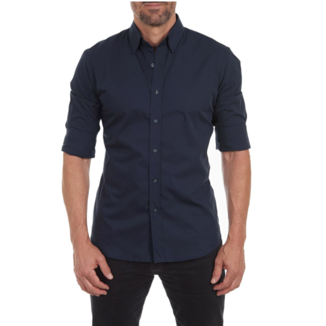 Chemise À Col Boutonné Avec Coupe Ajustée Pour Hommes | Idéal Pour Un Usage Quotidien