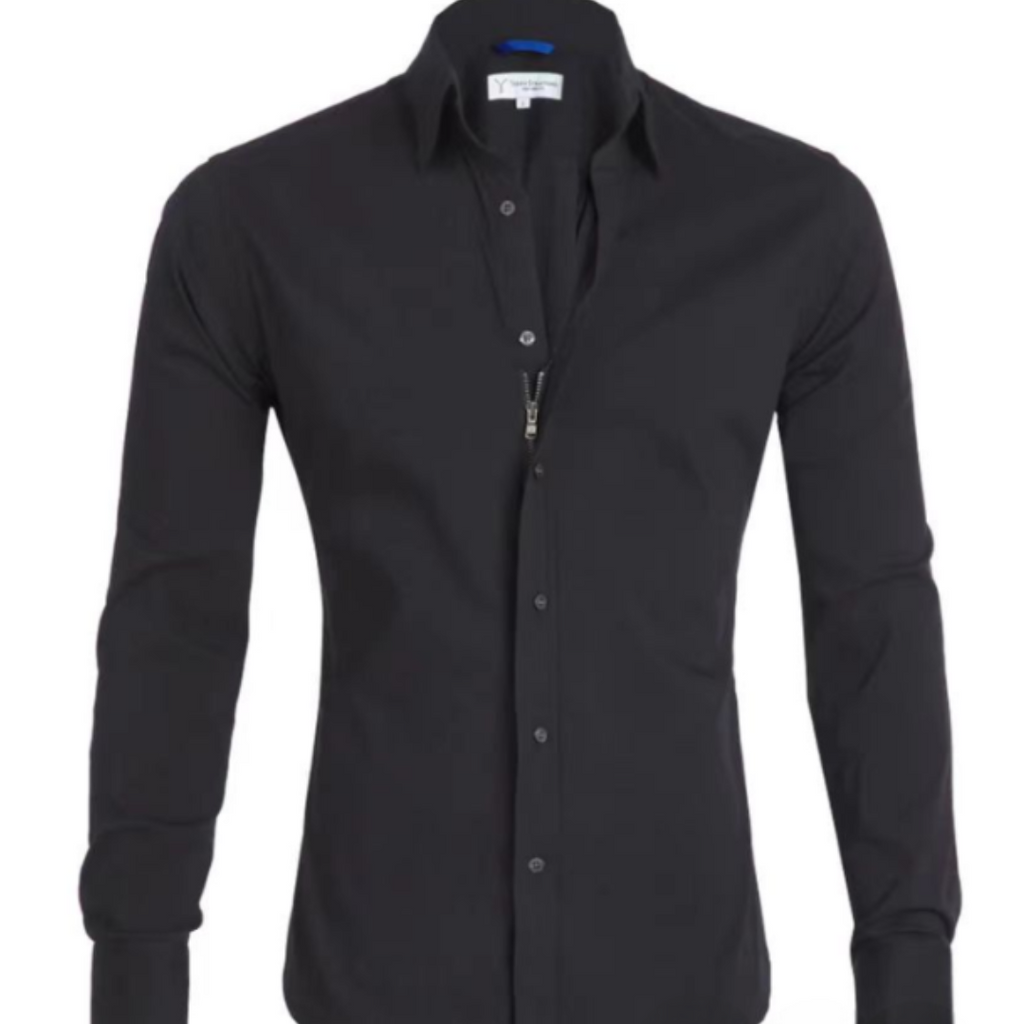 Chemise À Col Boutonné Avec Coupe Ajustée Pour Hommes | Idéal Pour Un Usage Quotidien