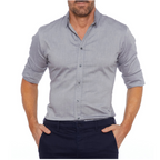 Chemise À Col Boutonné Avec Coupe Ajustée Pour Hommes | Idéal Pour Un Usage Quotidien