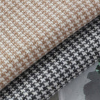Pull avec Motif Pied-de-Poule et Manches Contrastées pour Adulte | Idéal pour l’Automne et l’Hiv