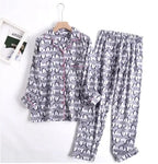Ensemble De Pyjama À Motifs Colorés pour Femmes | Idéal pour Le Sommeil Et La Détente
