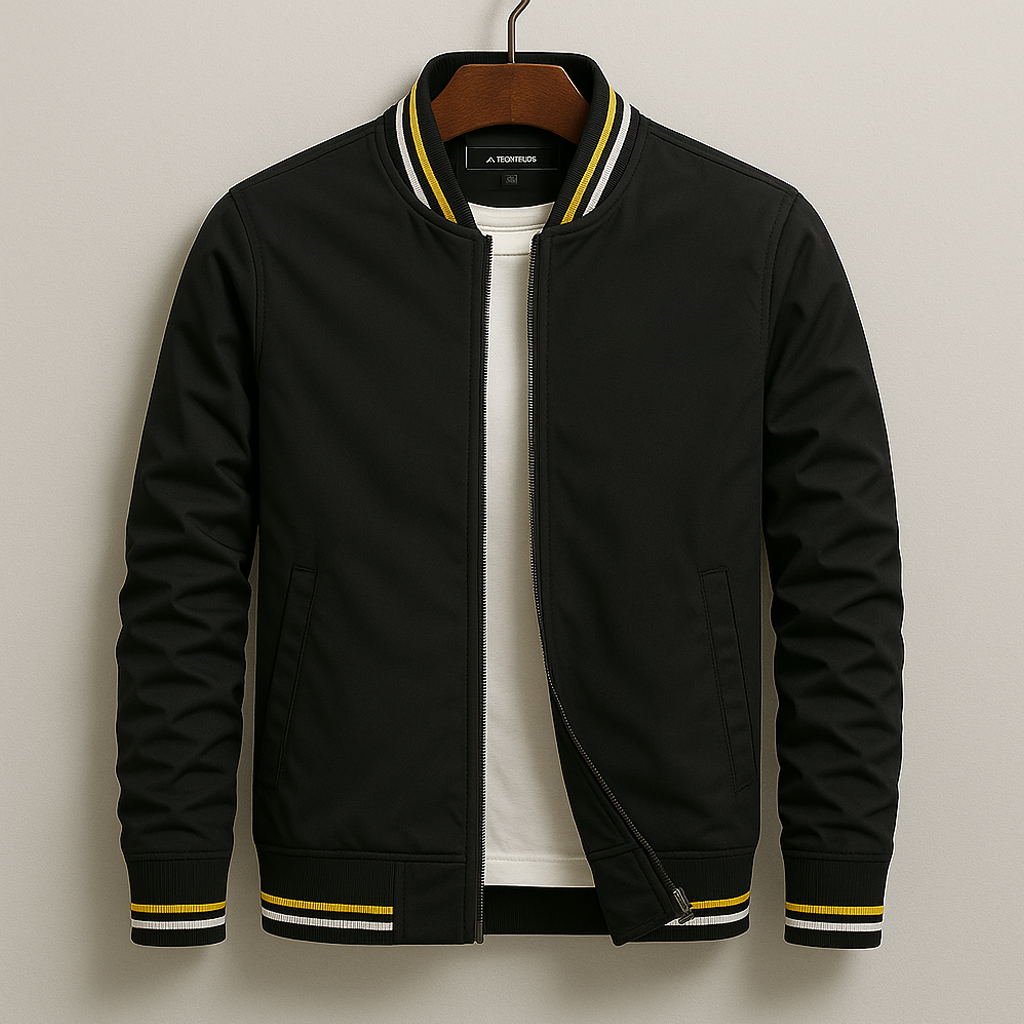 Veste De Transition Style Bomber Avec Poches Pour Homme | Idéal Pour La Mi-Saison