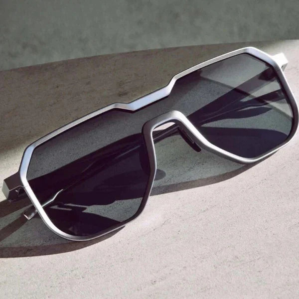 Lunettes De Soleil Pour Hommes Avec Monture Angulaire | Utilisation Quotidienne Et Extérieure