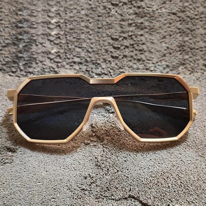 Lunettes De Soleil Pour Hommes Avec Monture Angulaire | Utilisation Quotidienne Et Extérieure