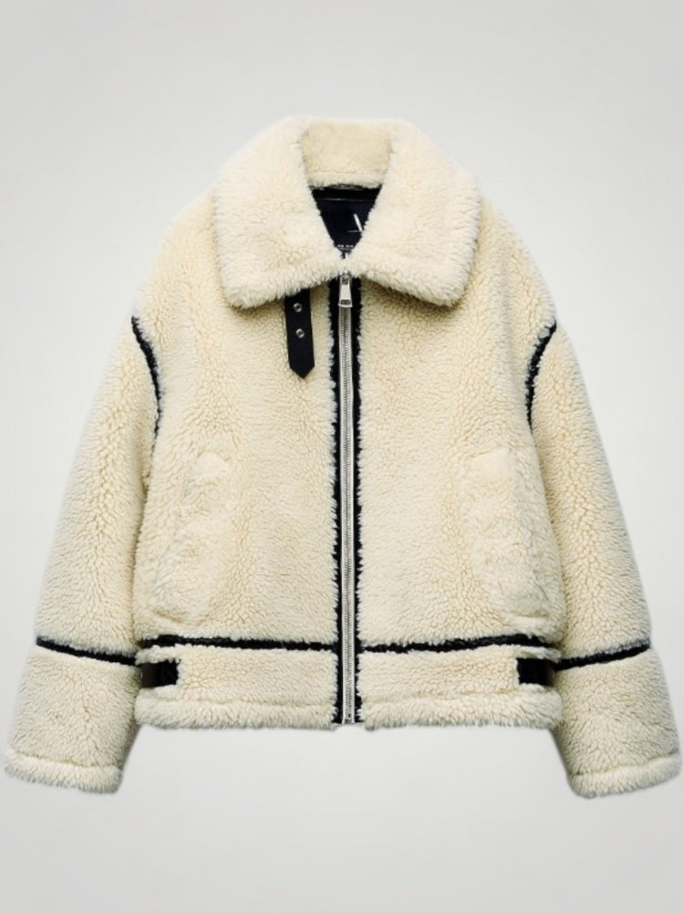Veste D’hiver Avec Finition Peluche Pour Femmes | Idéale Pour La Saison Froide